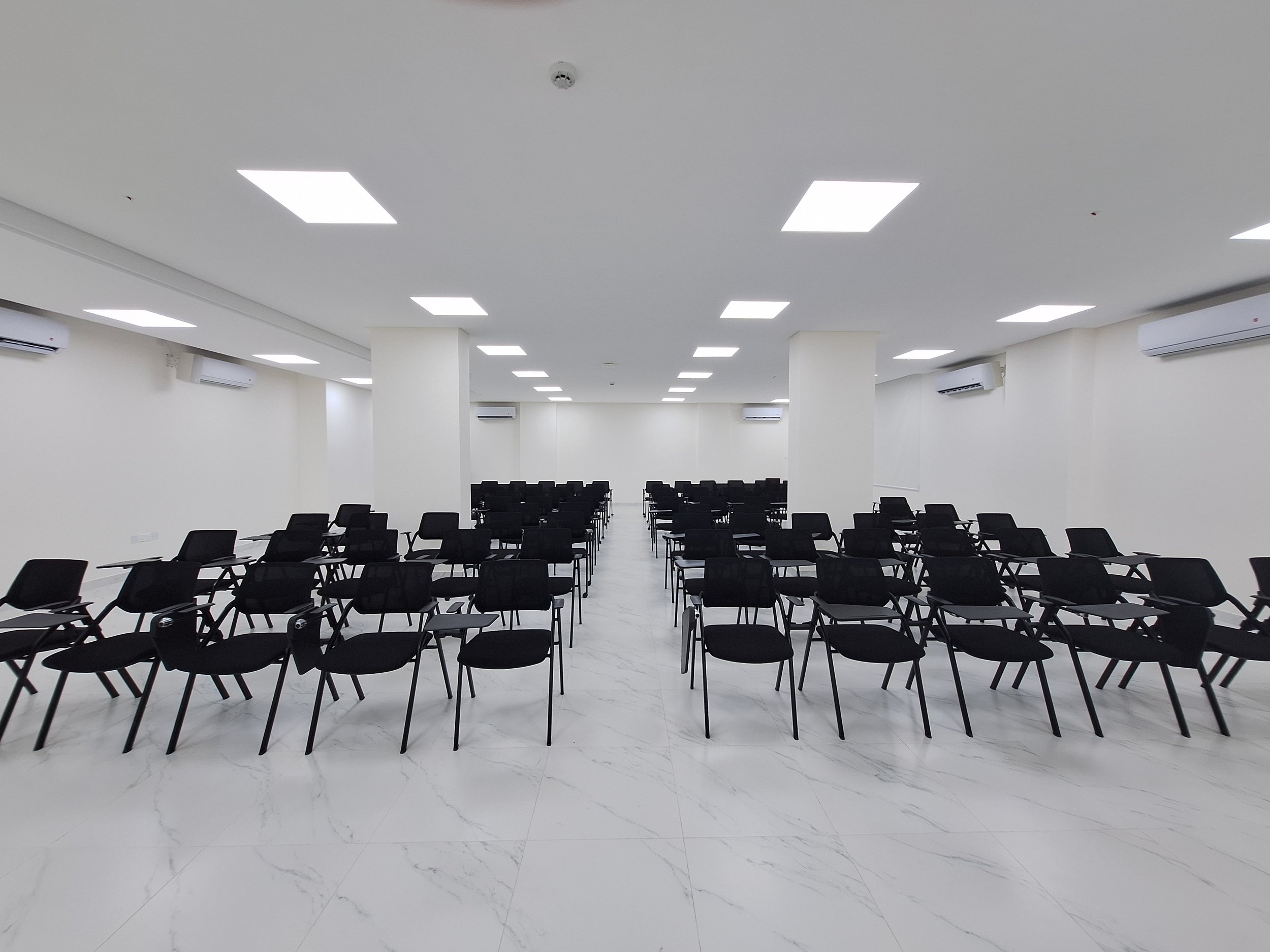 Empty Event Hall Setup