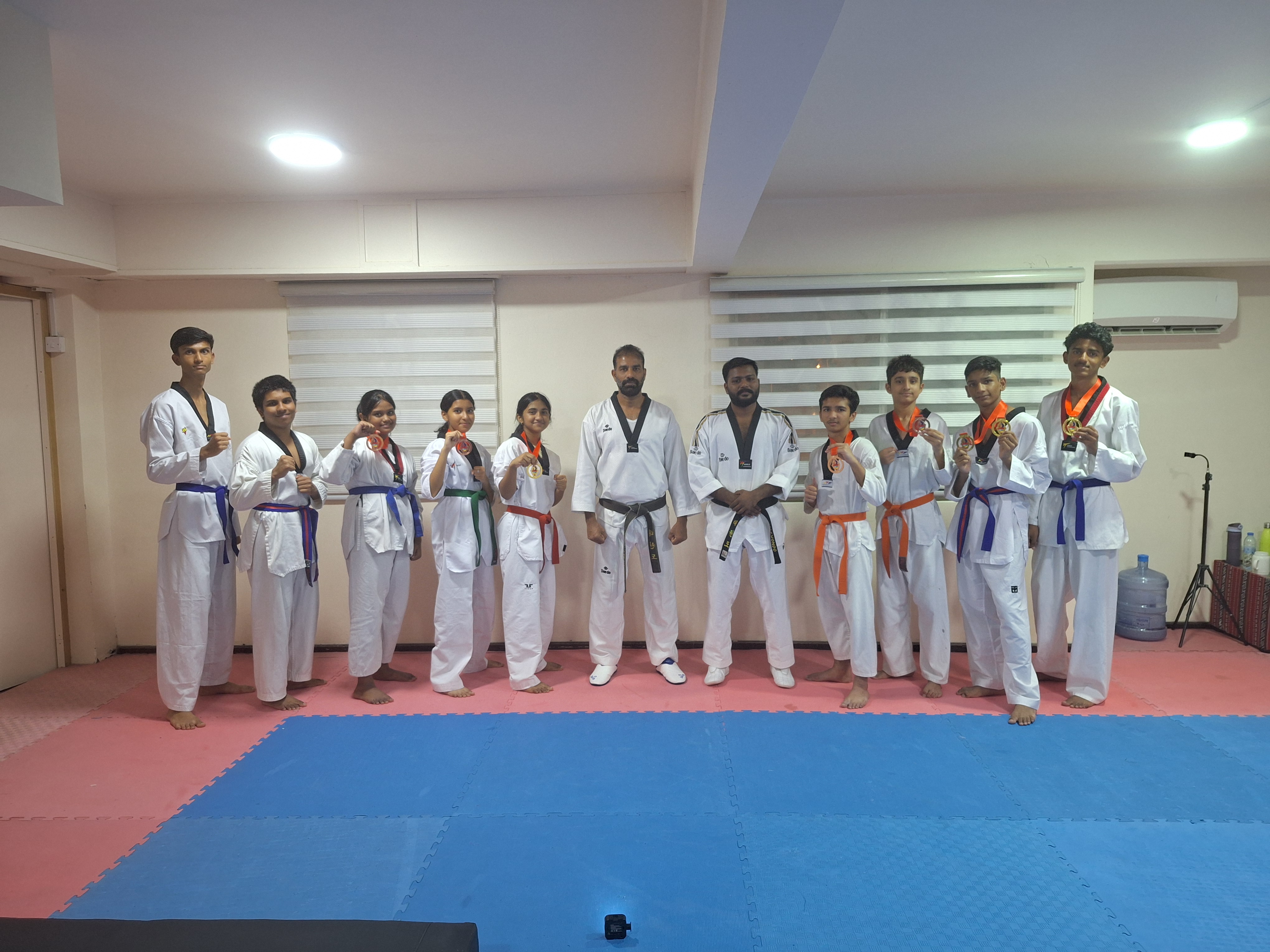 Adult Taekwondo classes Bahrain - martial arts training and fitness at Excellent Taekwondo